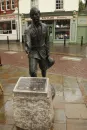 Statue of Dr. Livingstone on Denbigh High Street